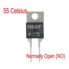 KSD-01F H 55 ℃ 250V 1.5A  Normaly Open (NO)